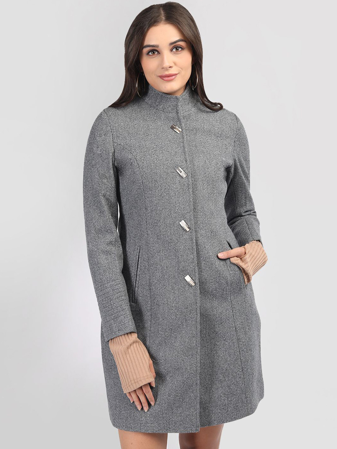 PROTEX Women Single-Breasted Winter Wear Overcoats