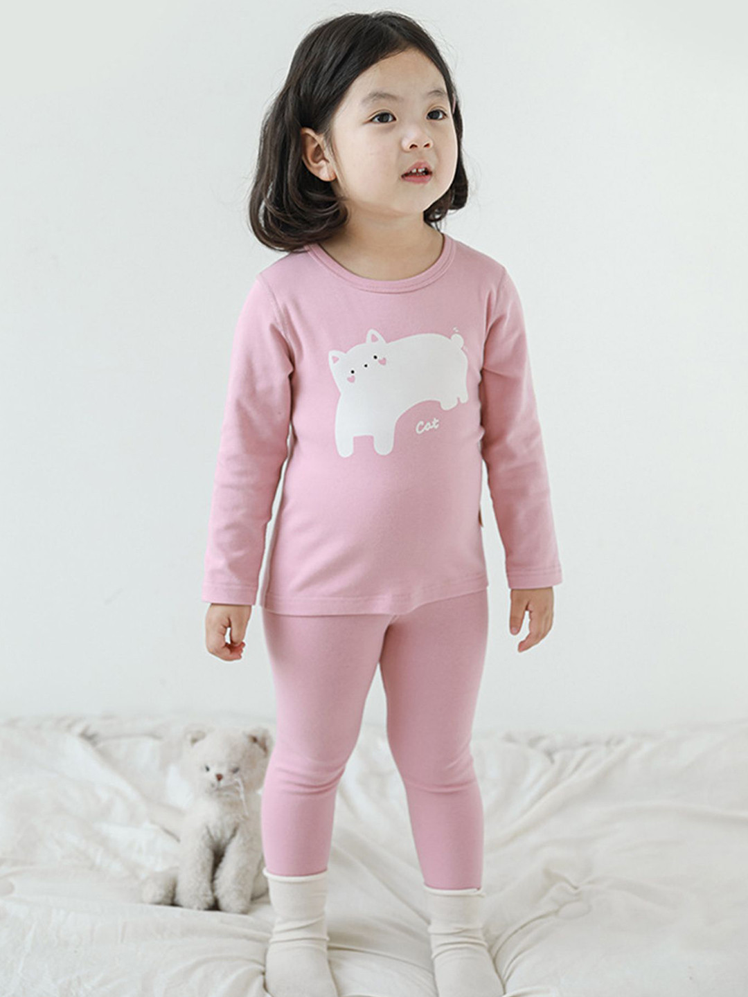 LULU & SKY Girls 2 Piece Night suits