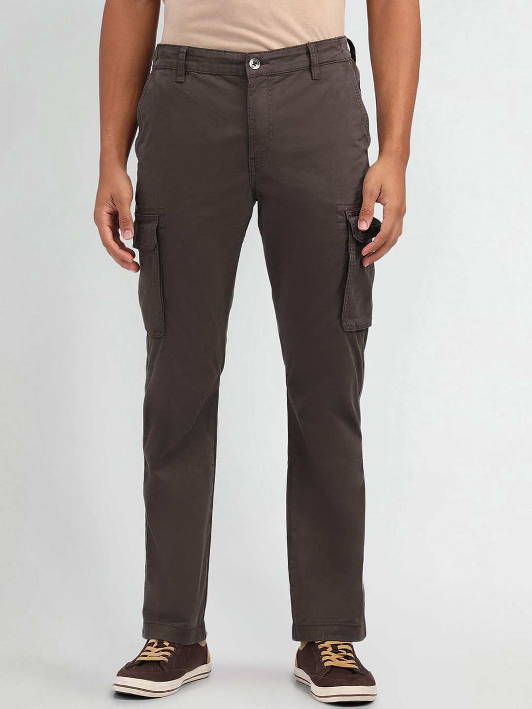 U.S. Polo Assn. Denim Co. Men Bruce Straight Fit Cotton Cargos Trousers