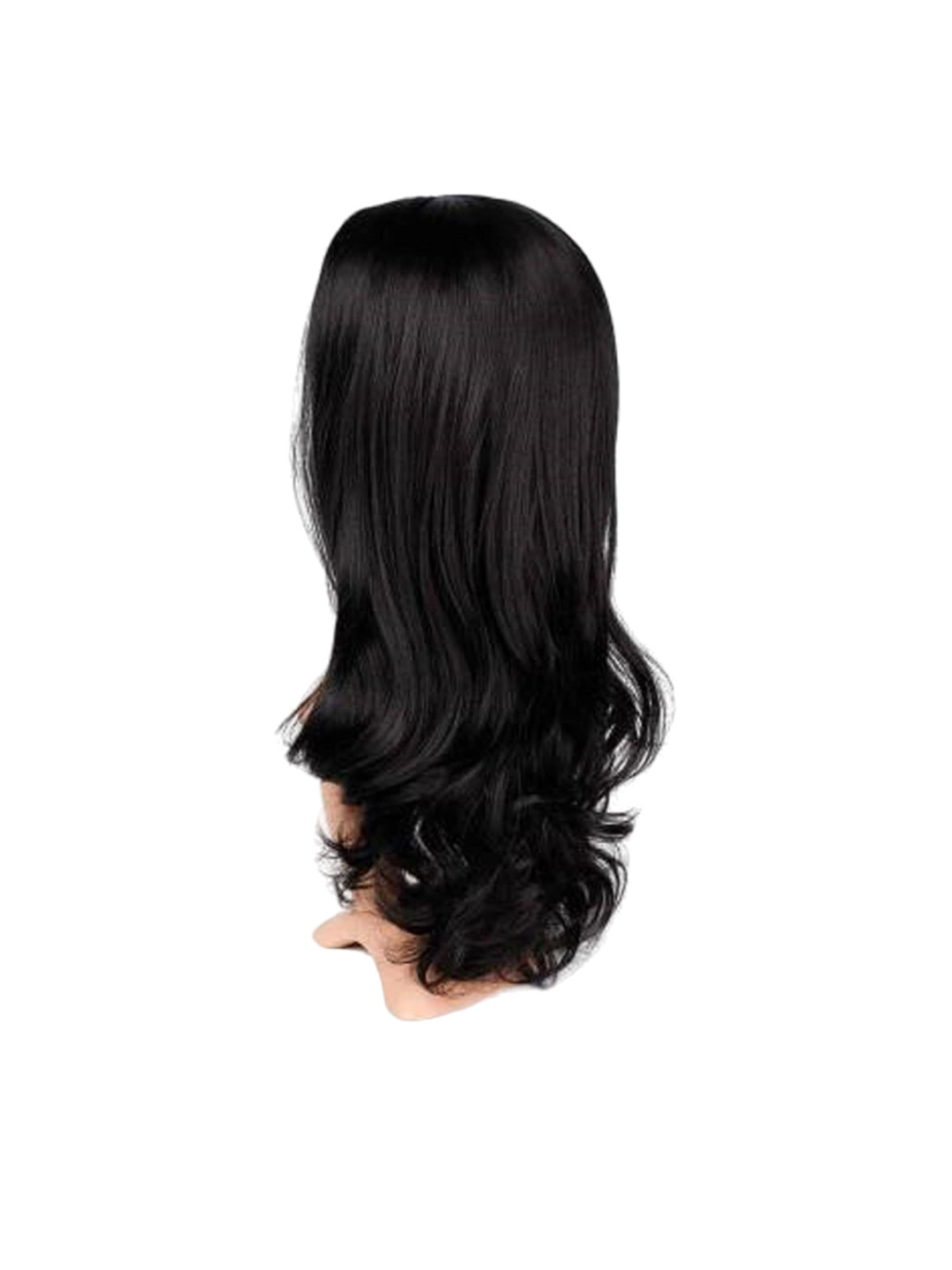 D-Divine Halo Wavy Toupee Hair Extension - Black - 24 Inch