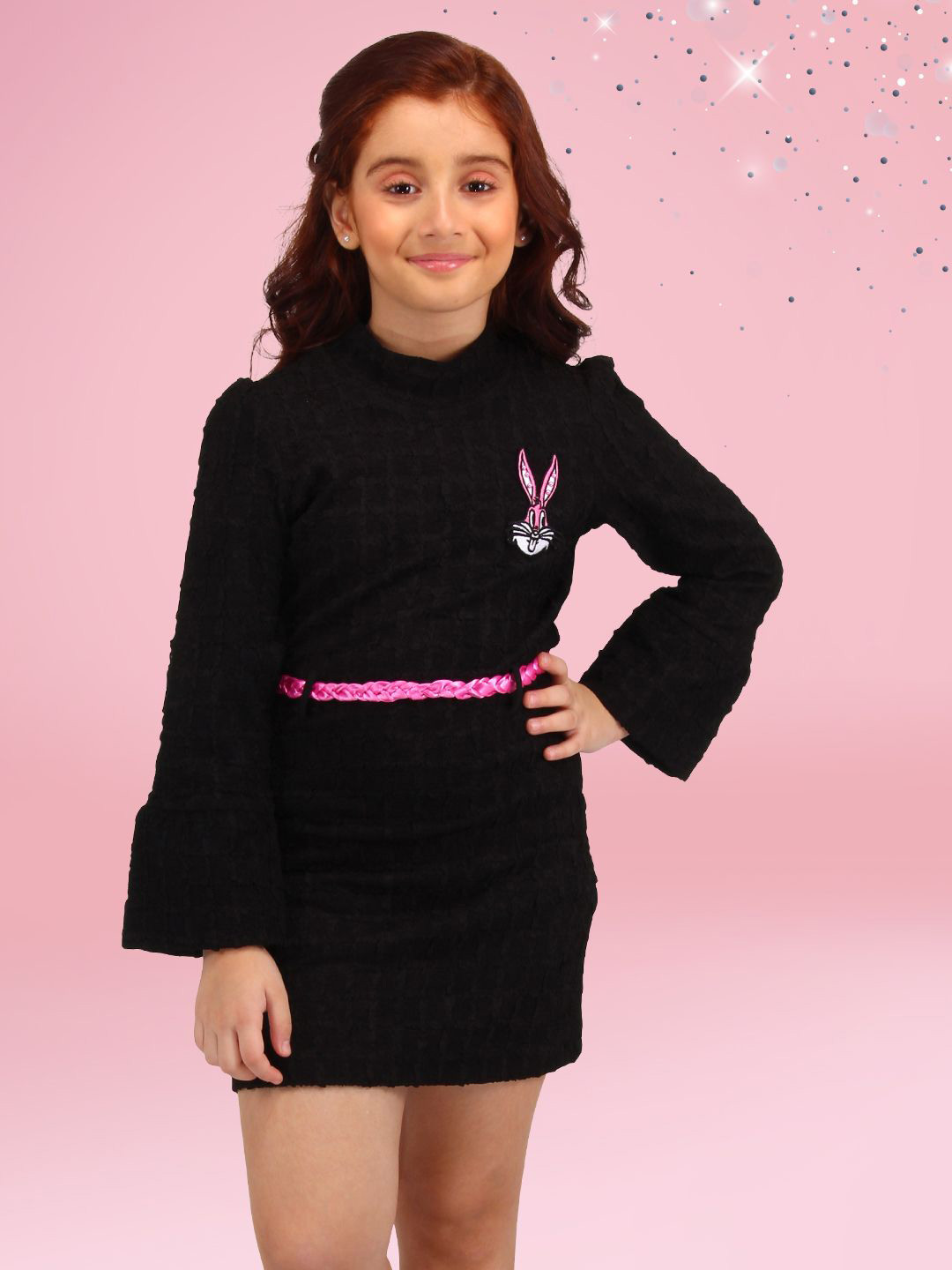 CUTECUMBER Girl Applique Sheath Dress