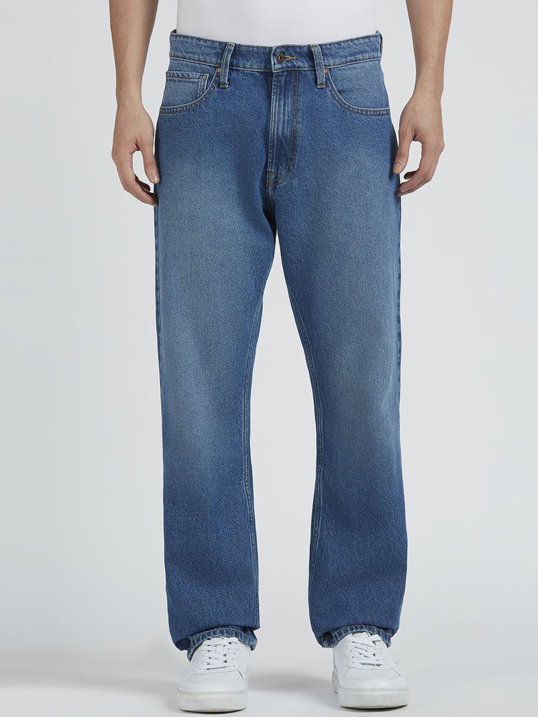 Pepe Jeans Men Mid-Rise Light Fade Loose Straight  Jeans