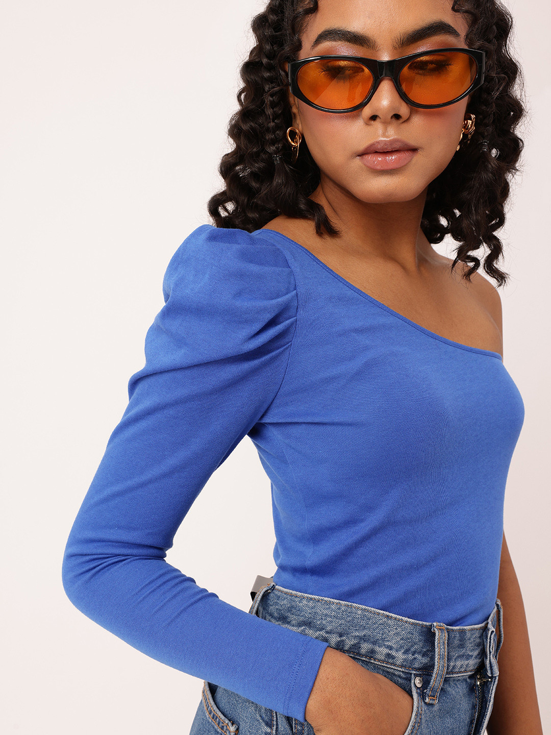 DressBerry One Shoulder Slay Top