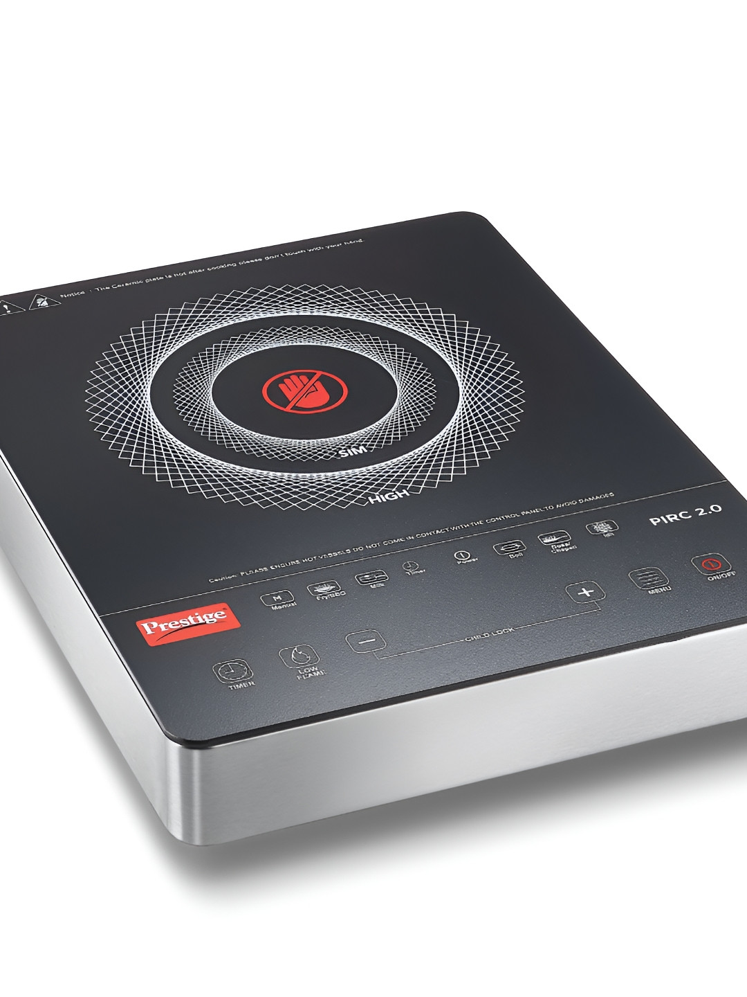 Prestige Black PIRC 2.0 Infrared Cooktop 2000W