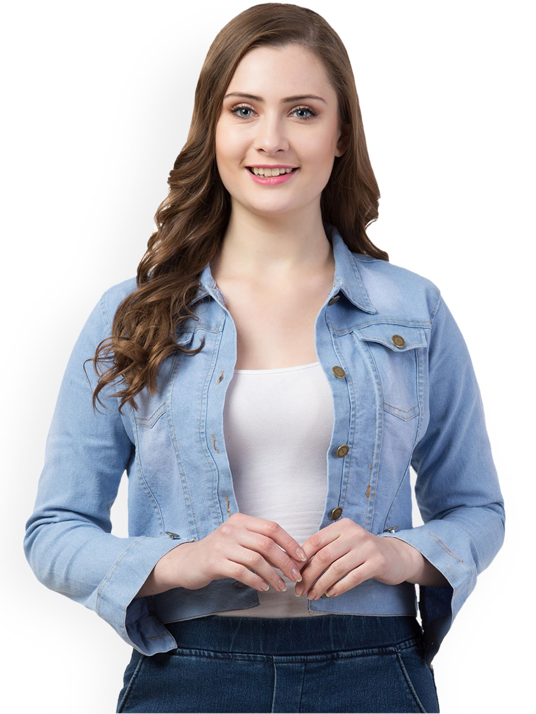 Funday Fashion Women Washed Cotton Jacket