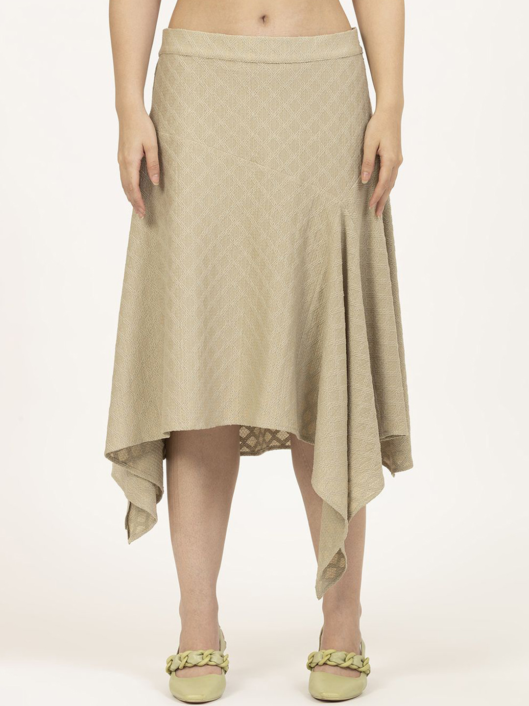 OFFICE & YOU Women Asymmetrical A-Line Skirt