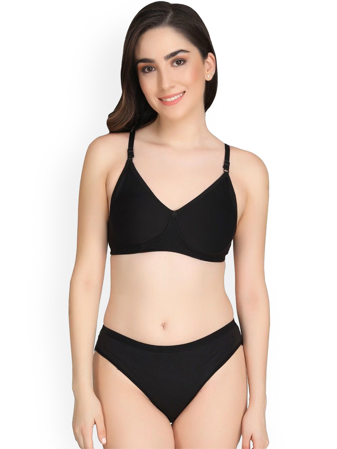 Designer Bugs Mid-Rise Lightly-Padded Lingerie Set