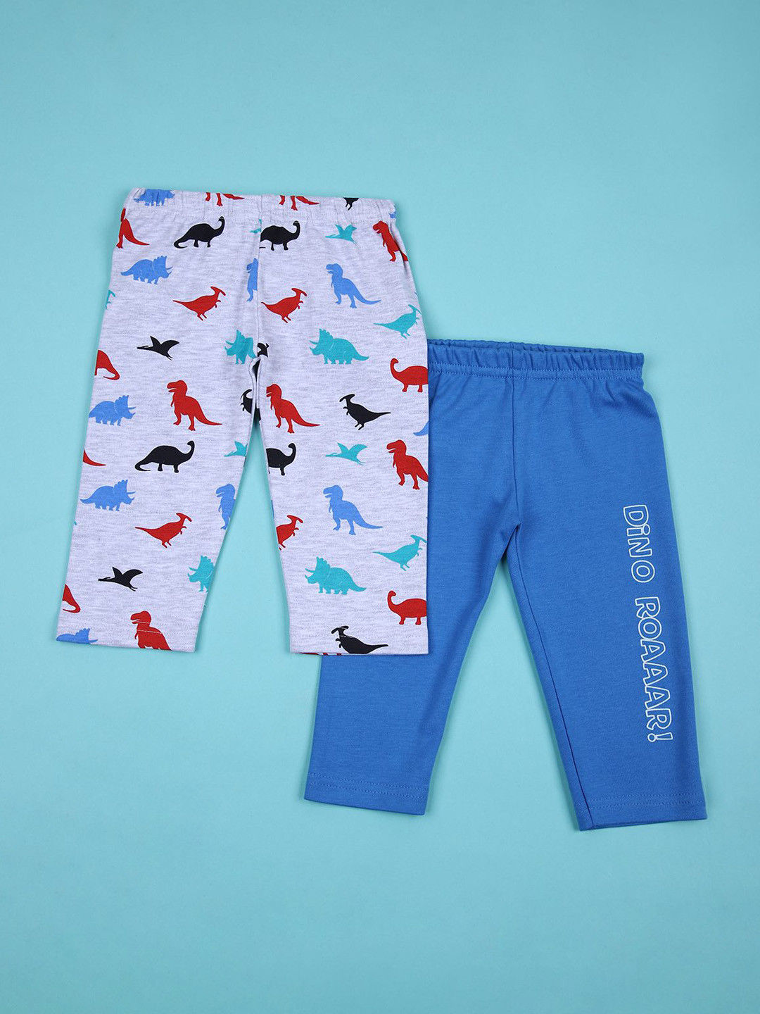 V-Mart Infant Pack Of 2 Printed Interlock Pyjama Lounge Pants