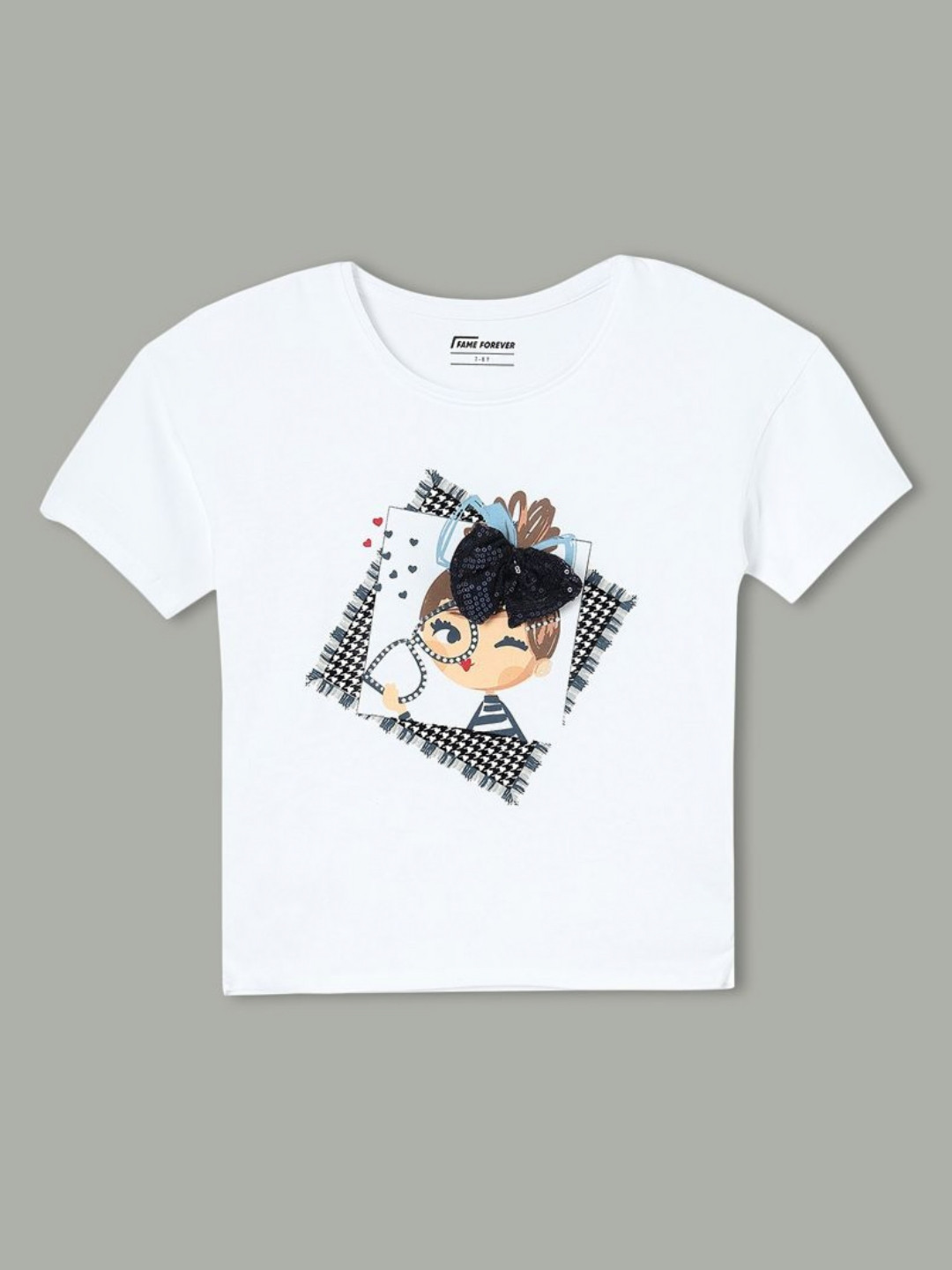 Fame Forever by Lifestyle Girls Patch T Shirt