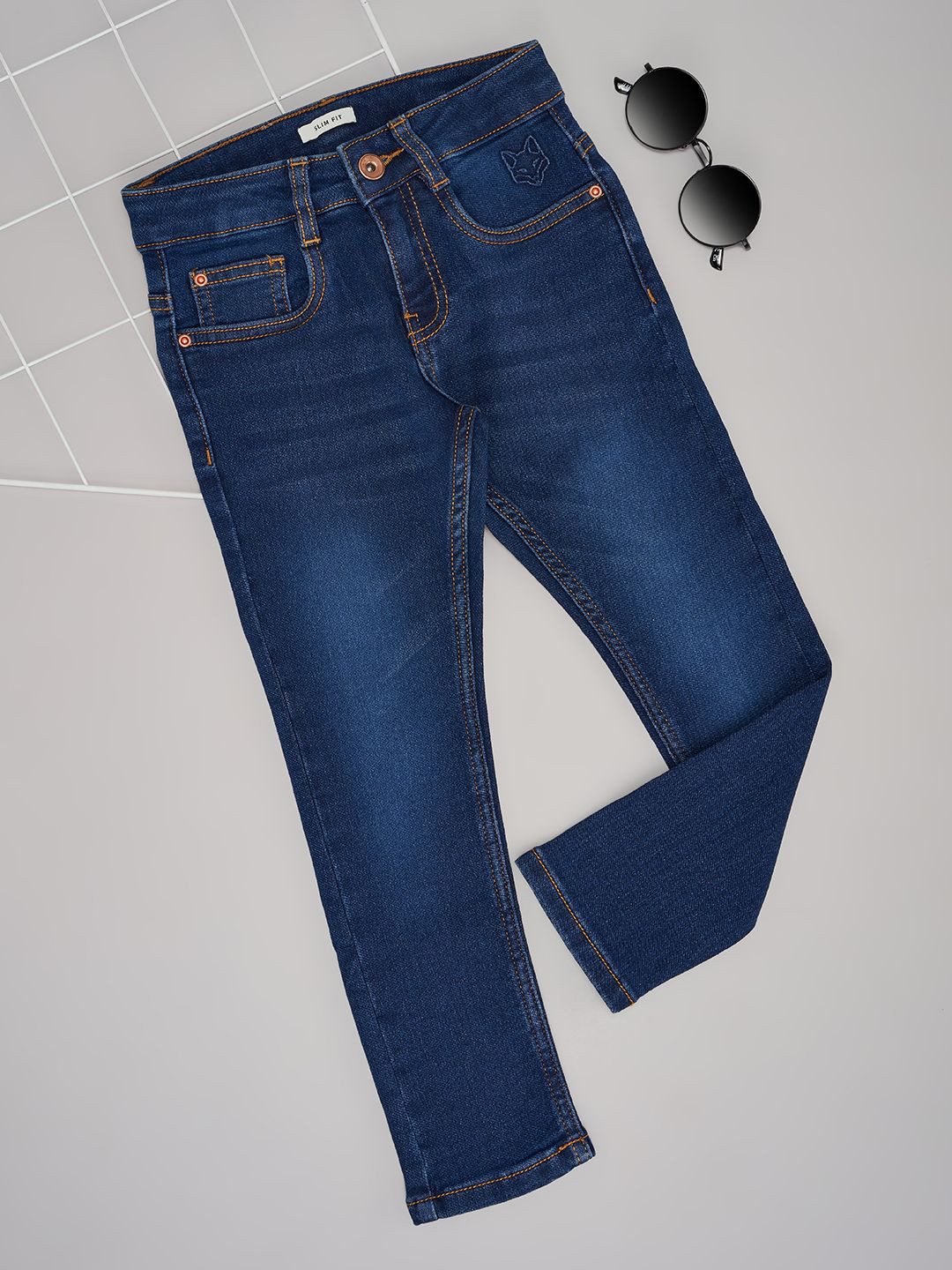 Pantaloons Junior Boys Slim Fit Light Fade Jeans