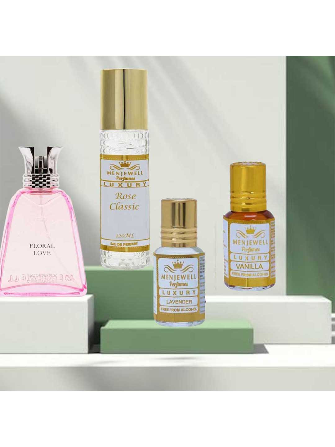 Menjewell Women Set Of 4 Eau De Perfume Gift Set