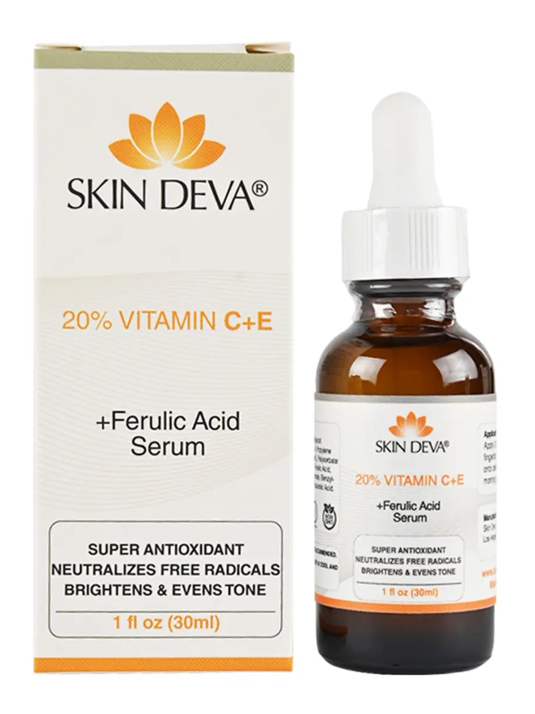 SKIN DEVA 20% Vitamin C + E Ferulic Acid Serum - 30 ml