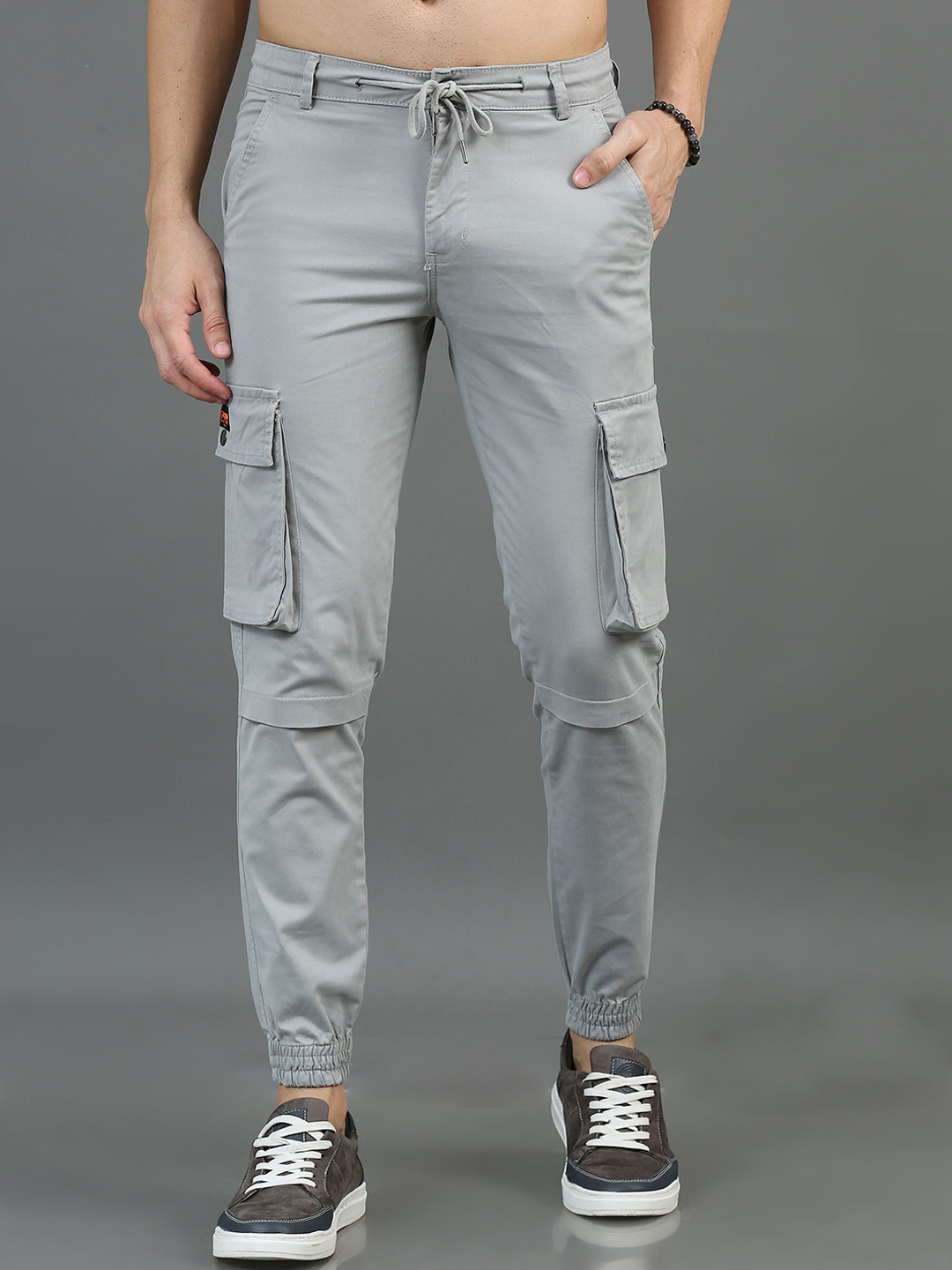 CARBONN CLOTH Men Cotton Regular Fit Cargos Trousers