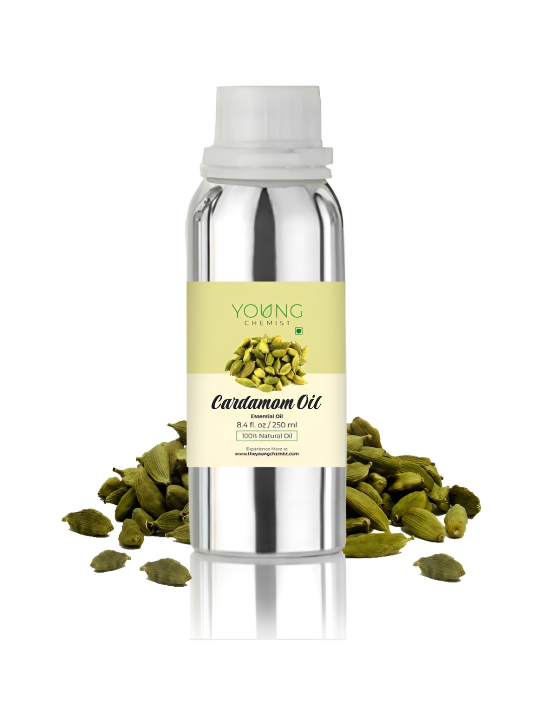 YOUNG CHEMIST Cardamom Essential Oil For Skin & Hair - 250 ml