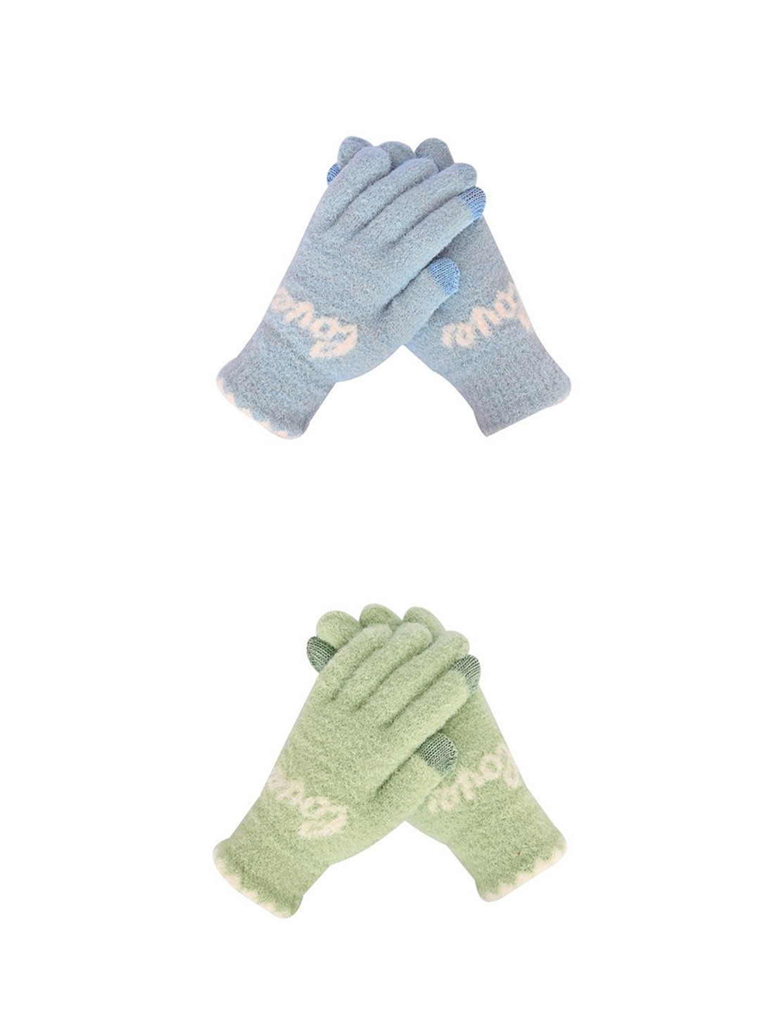LOOM LEGACY Women Pack of 2 Touchscreen Winter Gloves