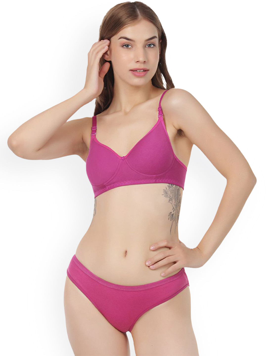 Designer Bugs Women Lightly Padded Lingerie Set DBLS-DP-30B