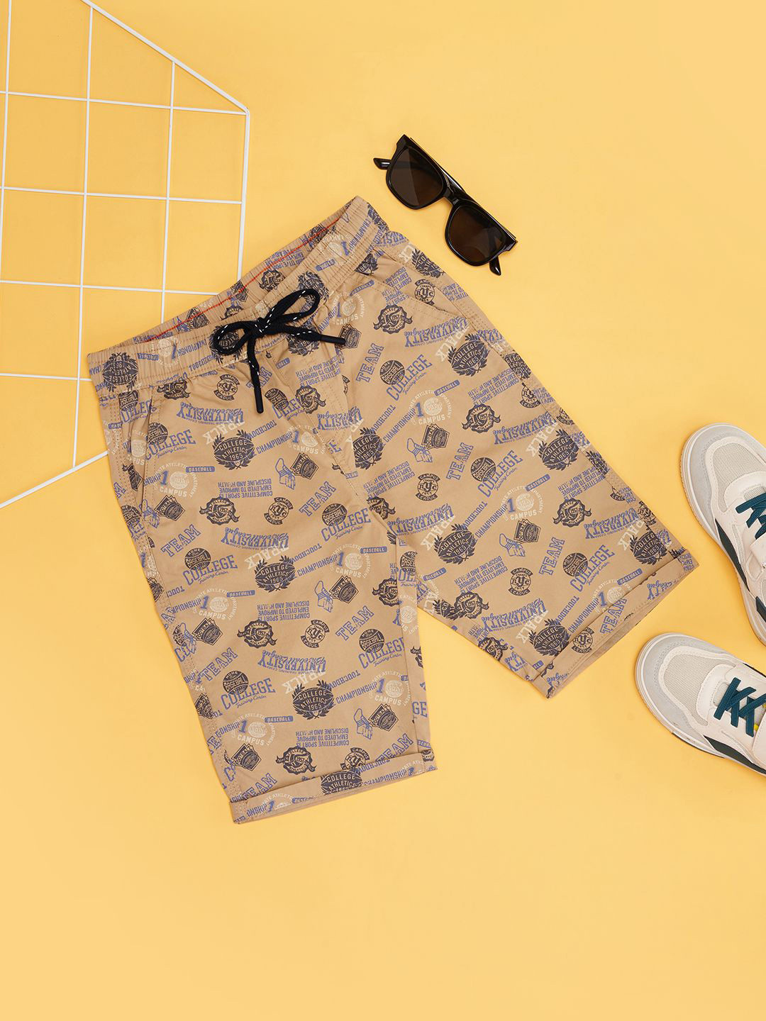 Pantaloons Junior Boys Graphic Printed Shorts