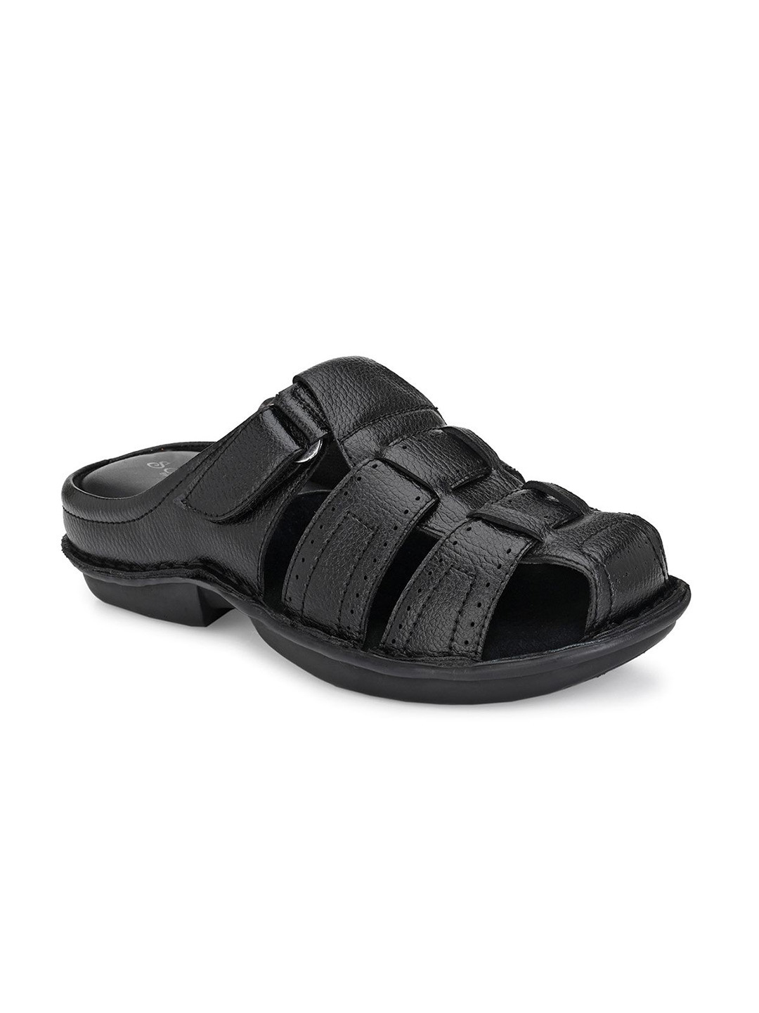 SOFTIO Men Slip-On Comfort Sandals With Buckle Details