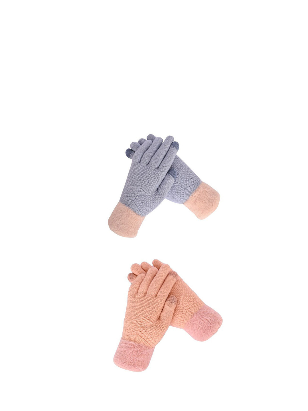 LOOM LEGACY Women Acrylic Touchscreen Regular Easy Wash Gloves