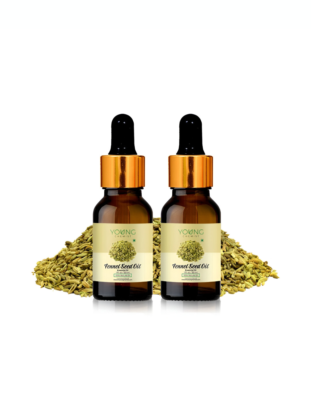 YOUNG CHEMIST Set Of 2 Fennel Essential Oil - 30 ml Each