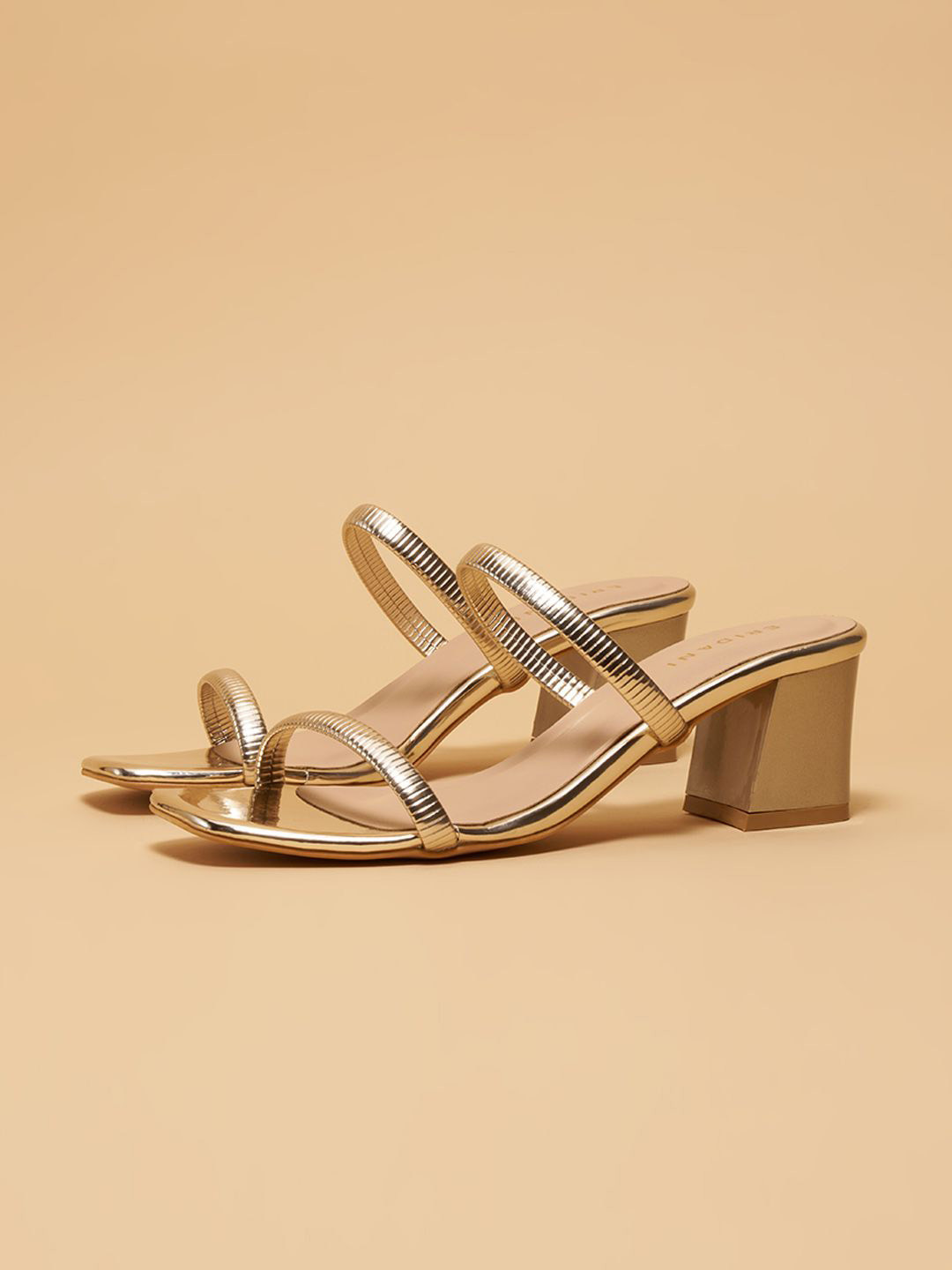 ERIDANI Lyraa Metallic Heels