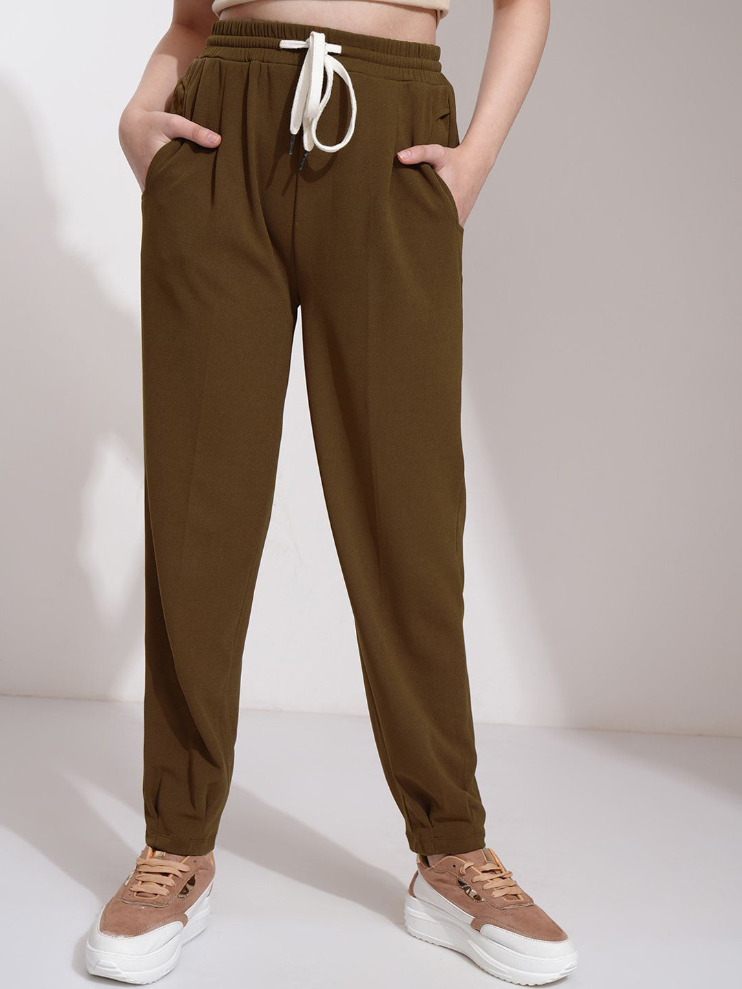 Tokyo Talkies Women Straight Fit Trousers