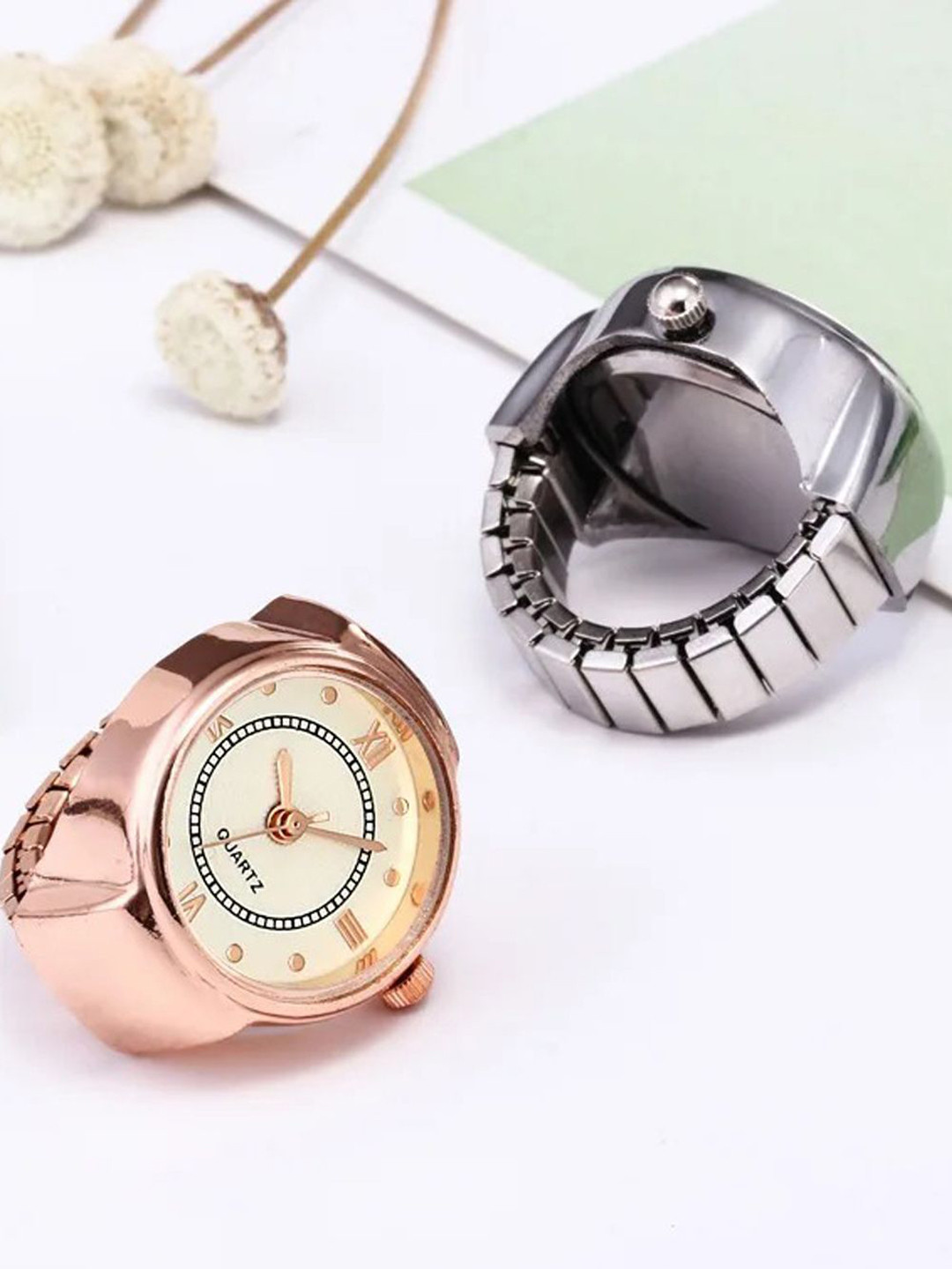 Shocknshop Women Bracelet Style Straps Analogue Watch 110 RoseGold-RoseGold