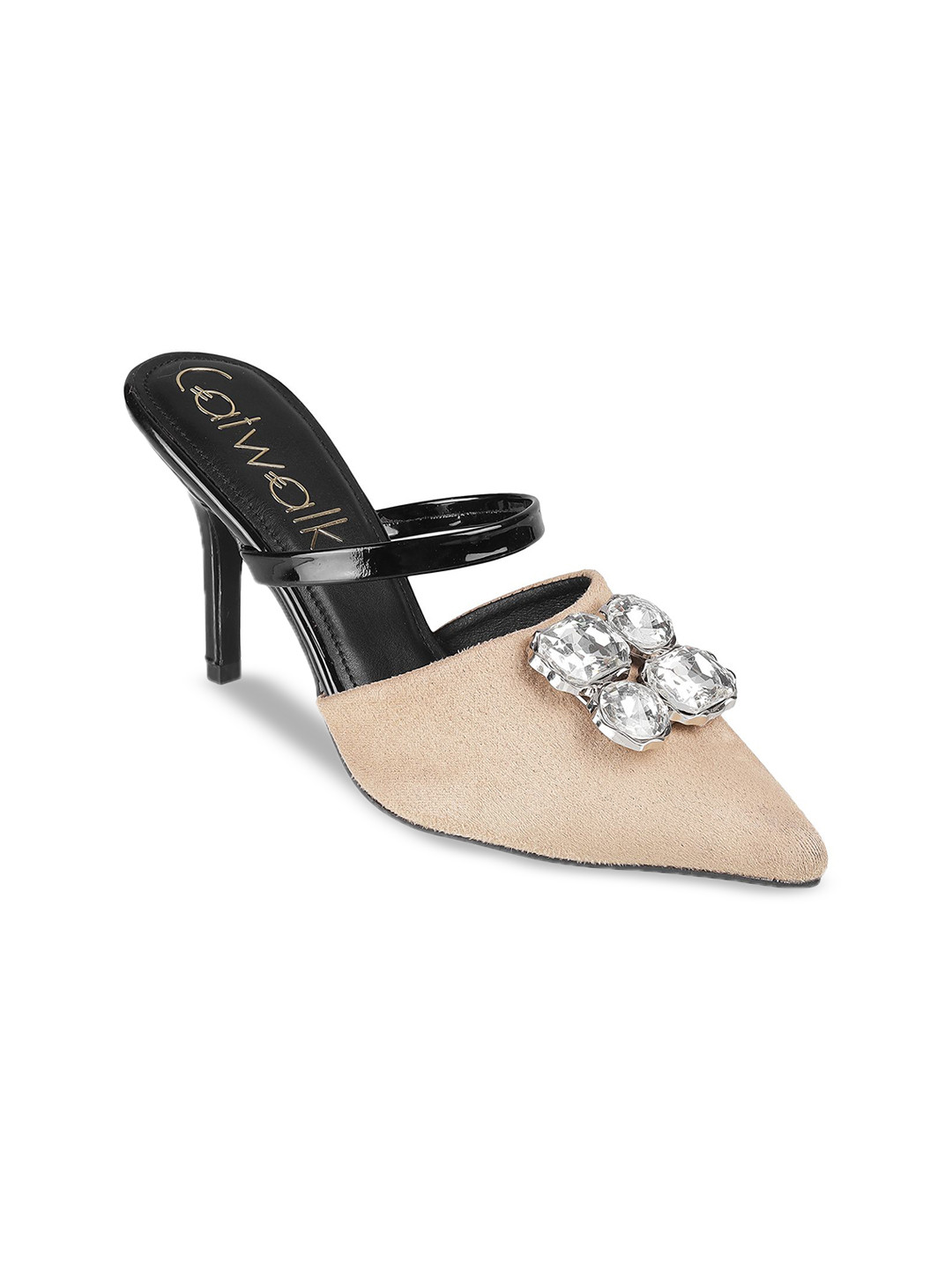 Catwalk  Women Pointed Toe Suede Fashion Mary Janes