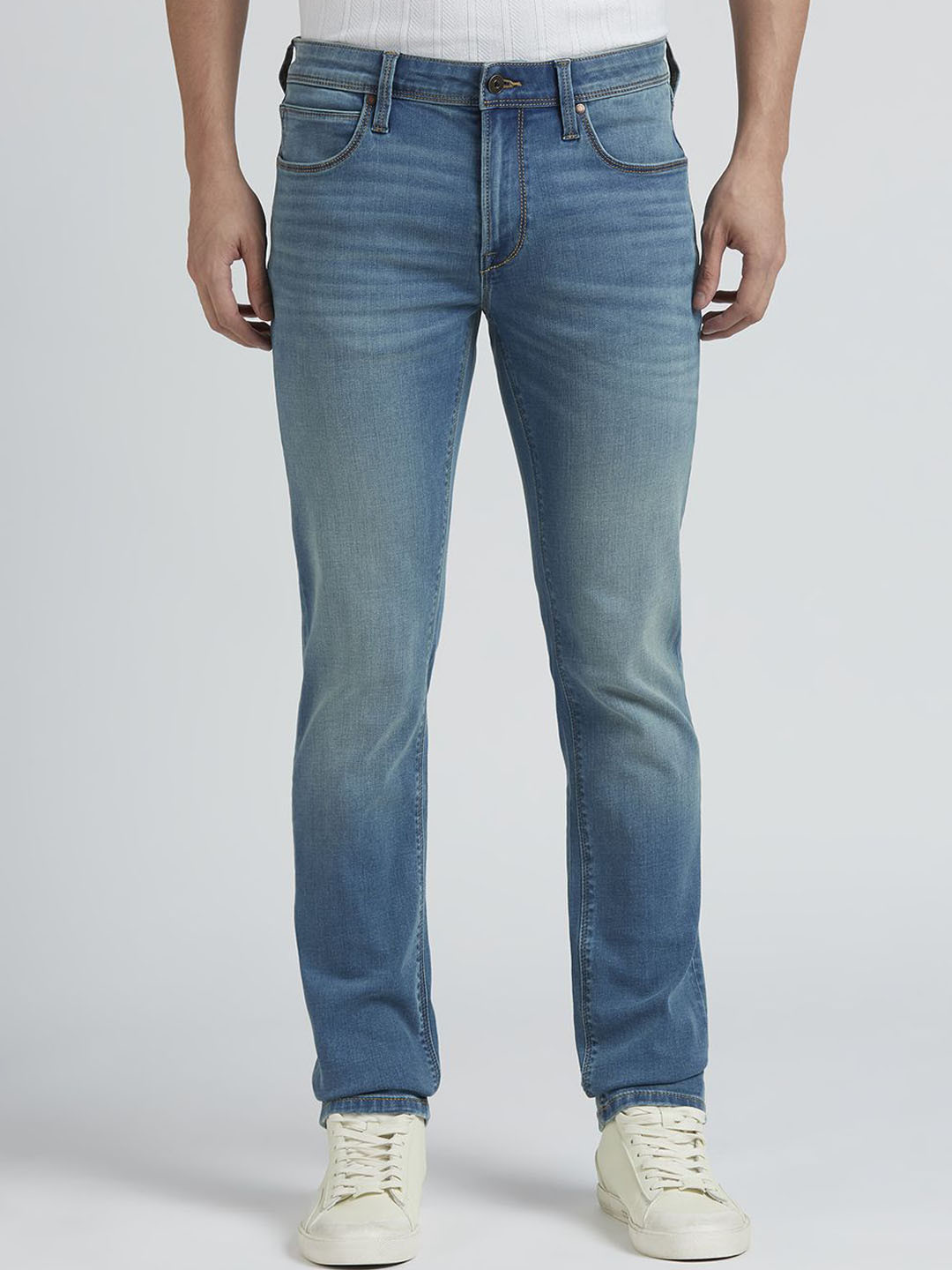 Pepe Jeans Men Scott Skinny Fit Low-Rise Light Fade Jeans
