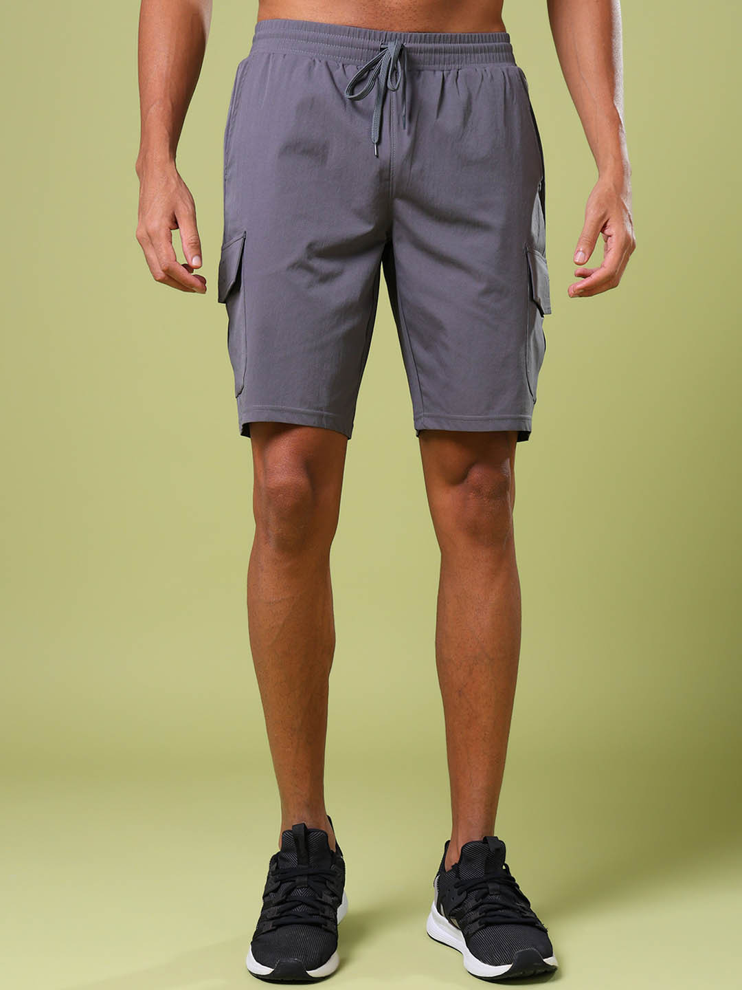 Technosport Men Rapid-Dry Regular Fit Sports Training or Gym Shorts