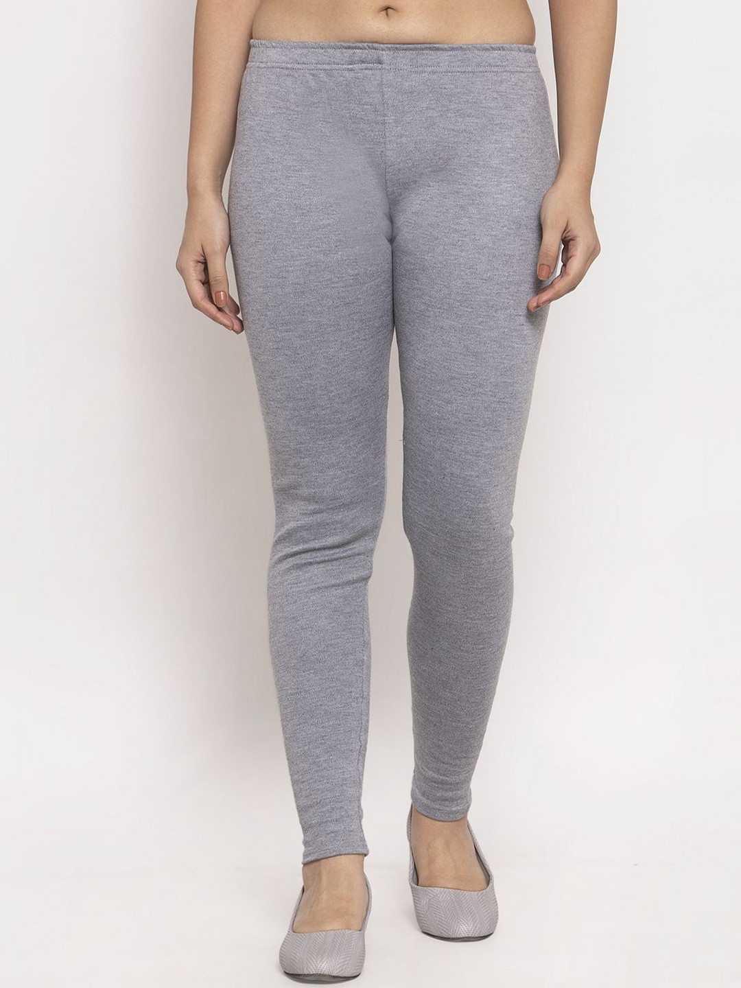 Trend Level Women Wool Knitted Ankle-Length Leggings