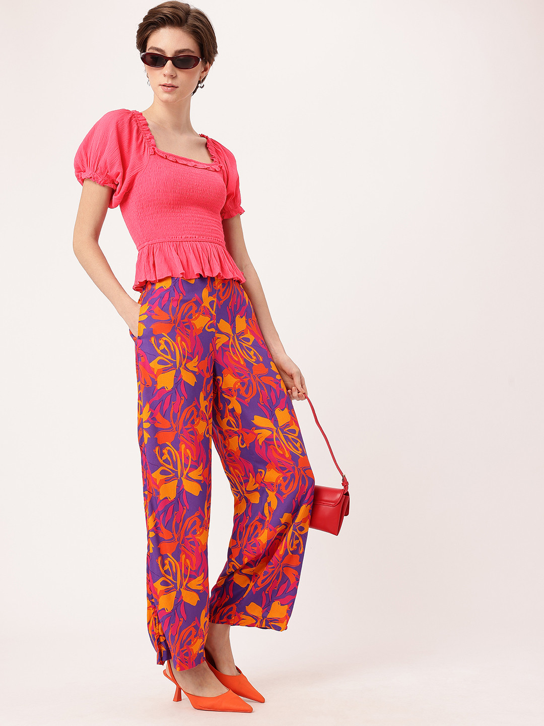 DressBerry Smocked Off-Shoulder Fitted Top