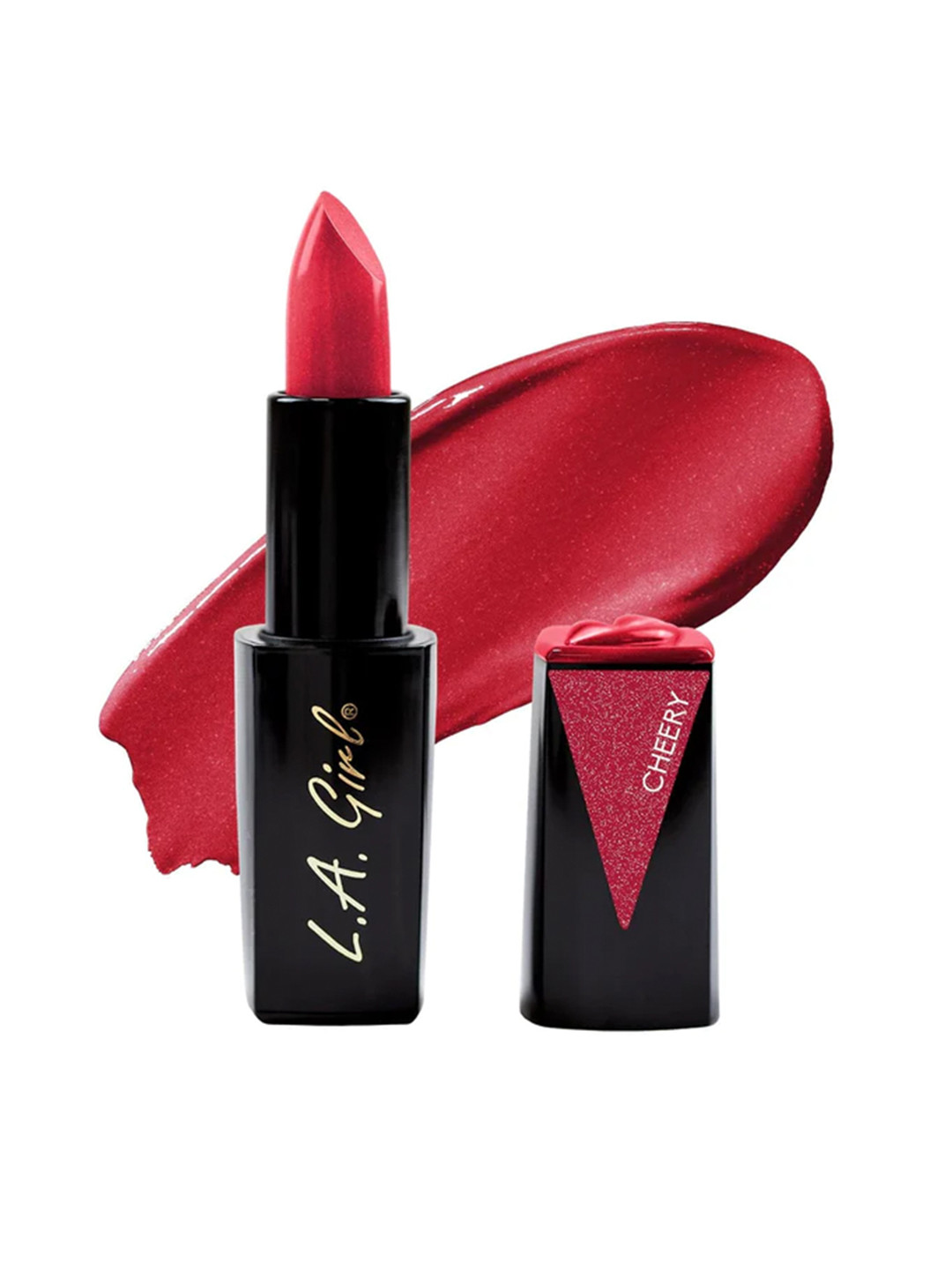 L.A Girl Lip Attraction Lipstick with Vitamin E 3.2 g - Cherry