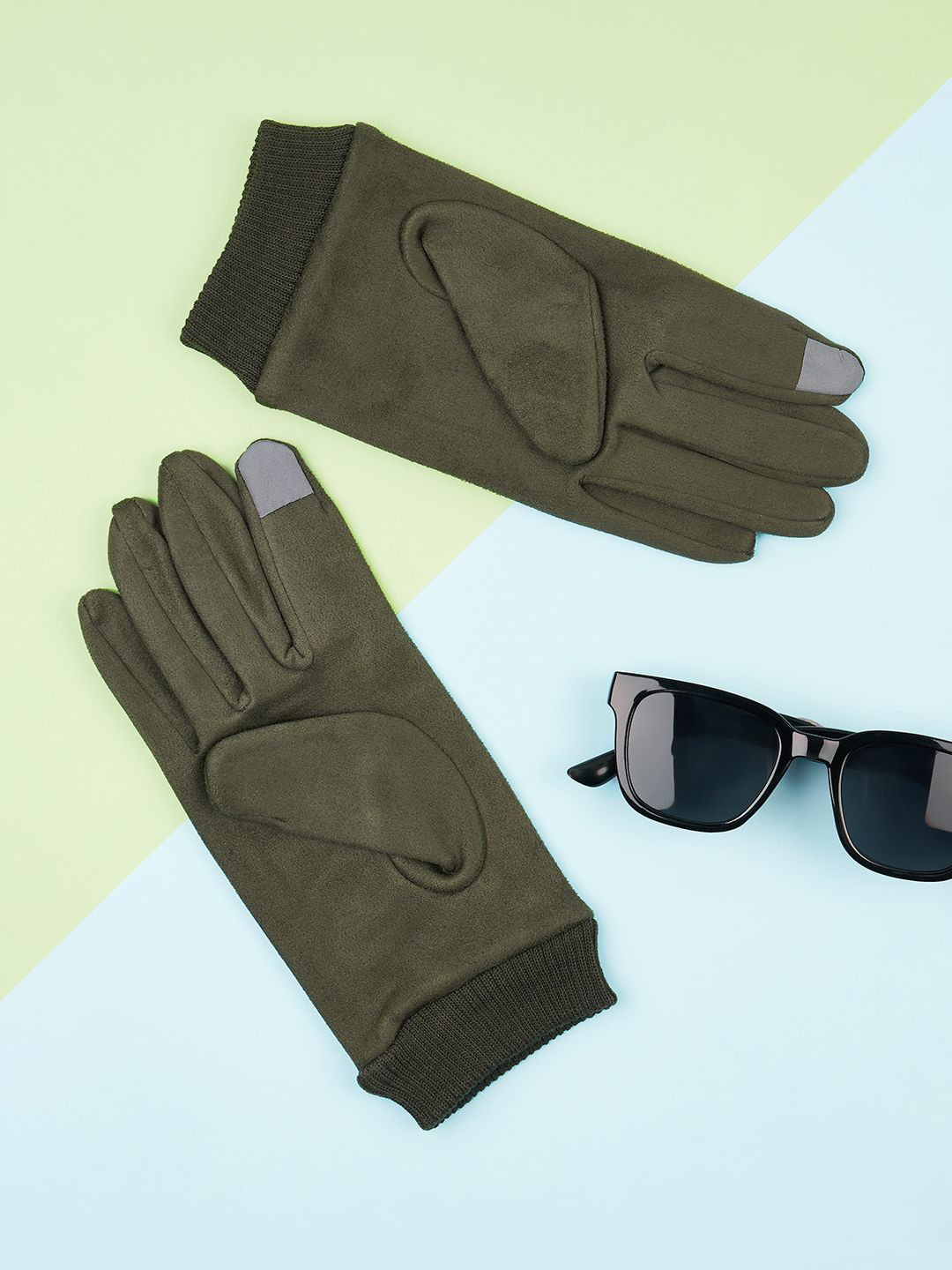 BYFORD by Pantaloons Men Touchscreen Woollen Winter Gloves