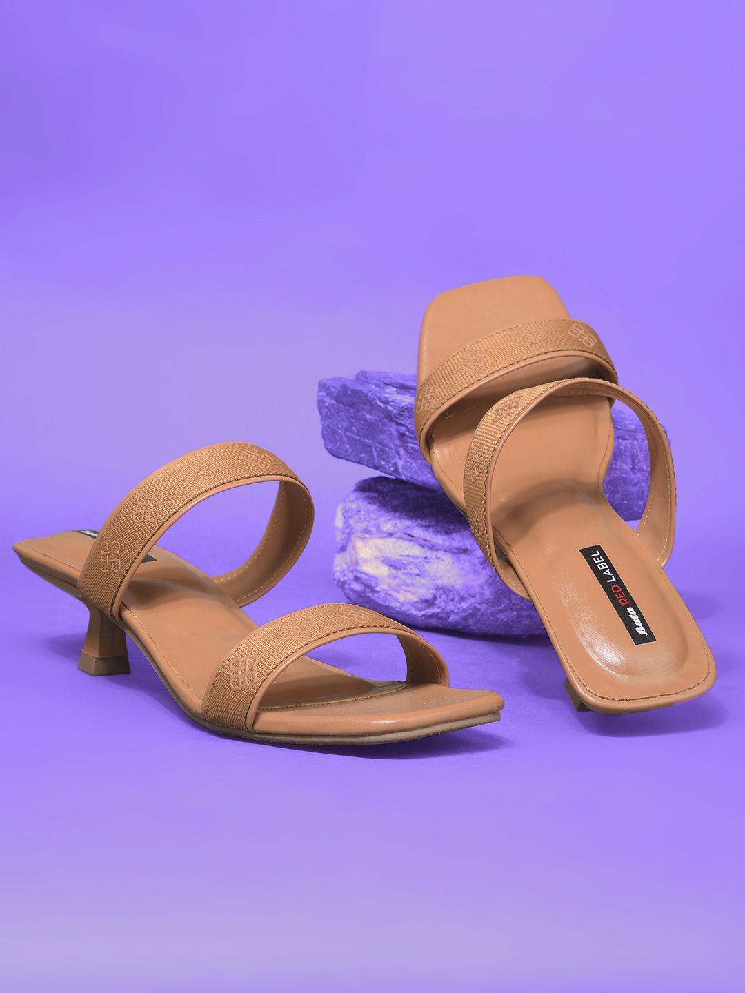 Bata Women Lightweight Kitten Heel Sandals
