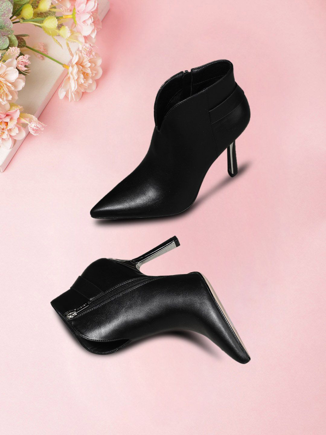 Nine West Women Stiletto-Heeled Winter Boots