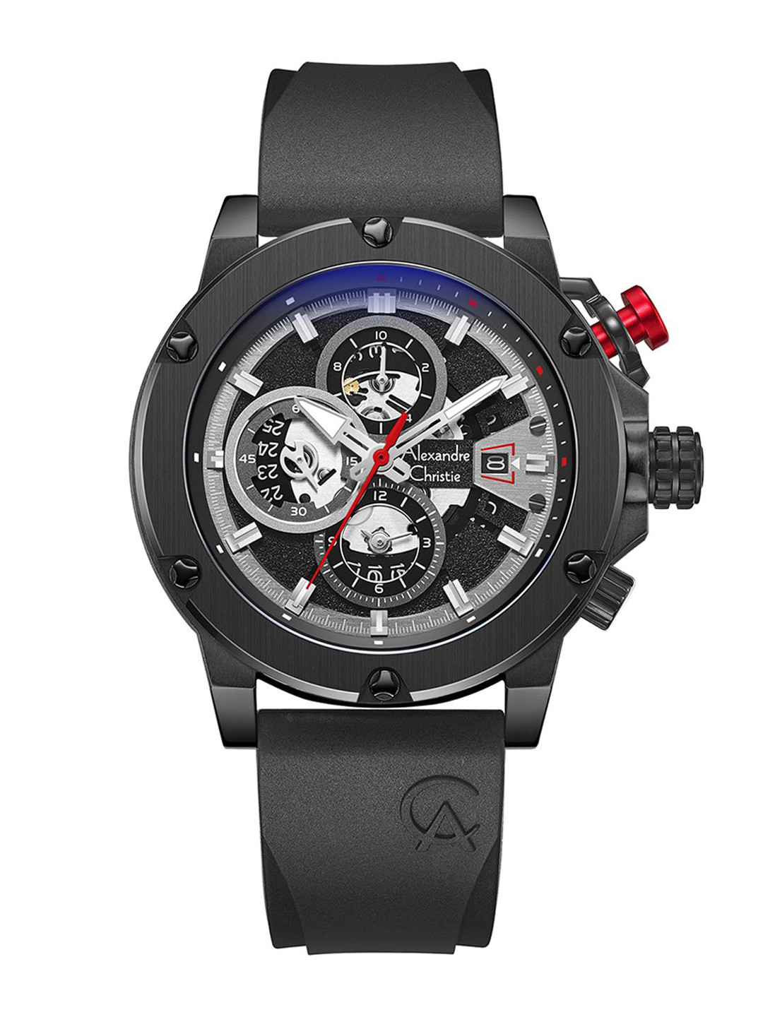 Alexandre Christie Men Dial & Straps Analogue Watch 6491BCRIPBARE