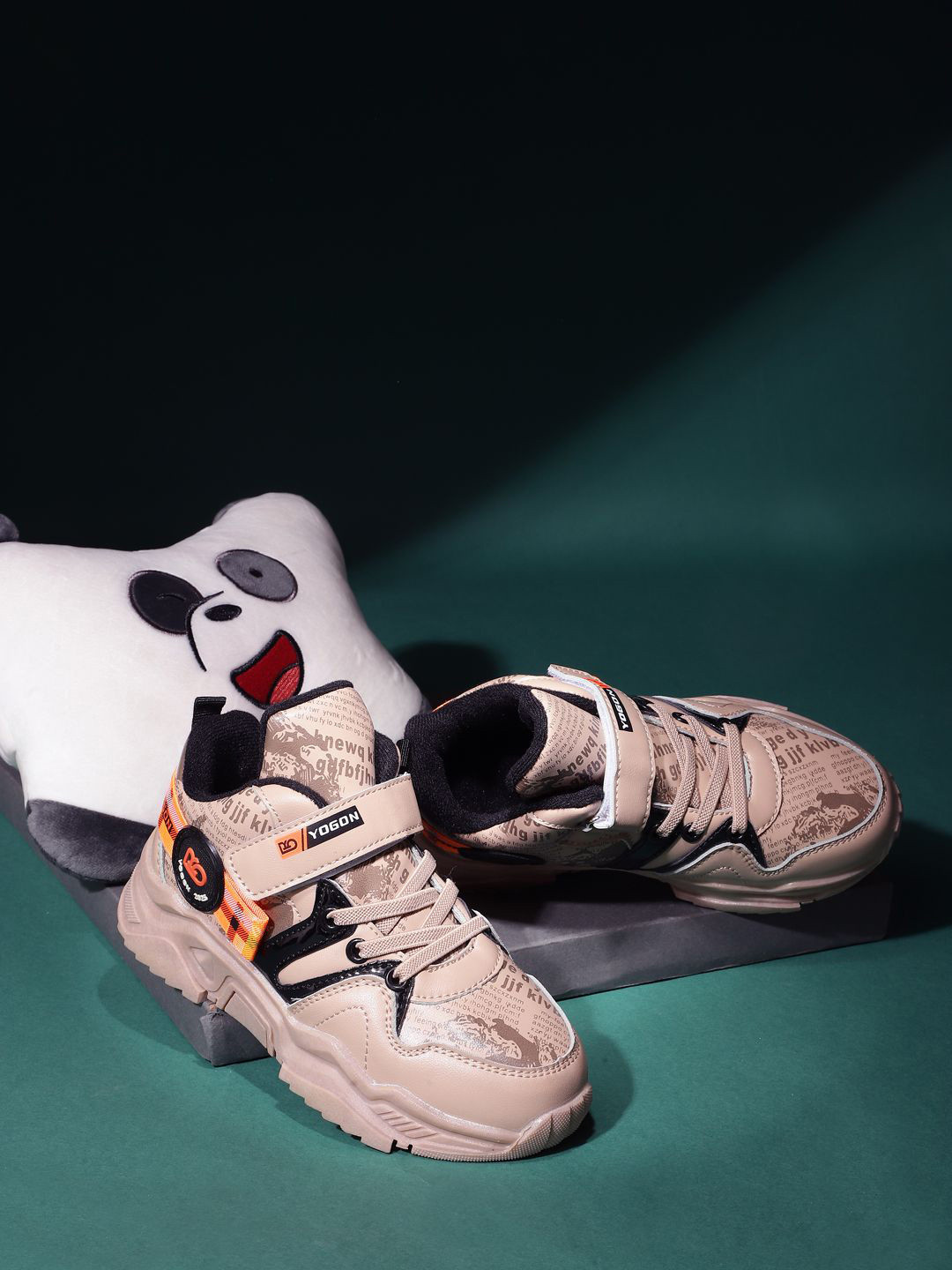 Truffle Collection Boys Round Toe PU Sneakers