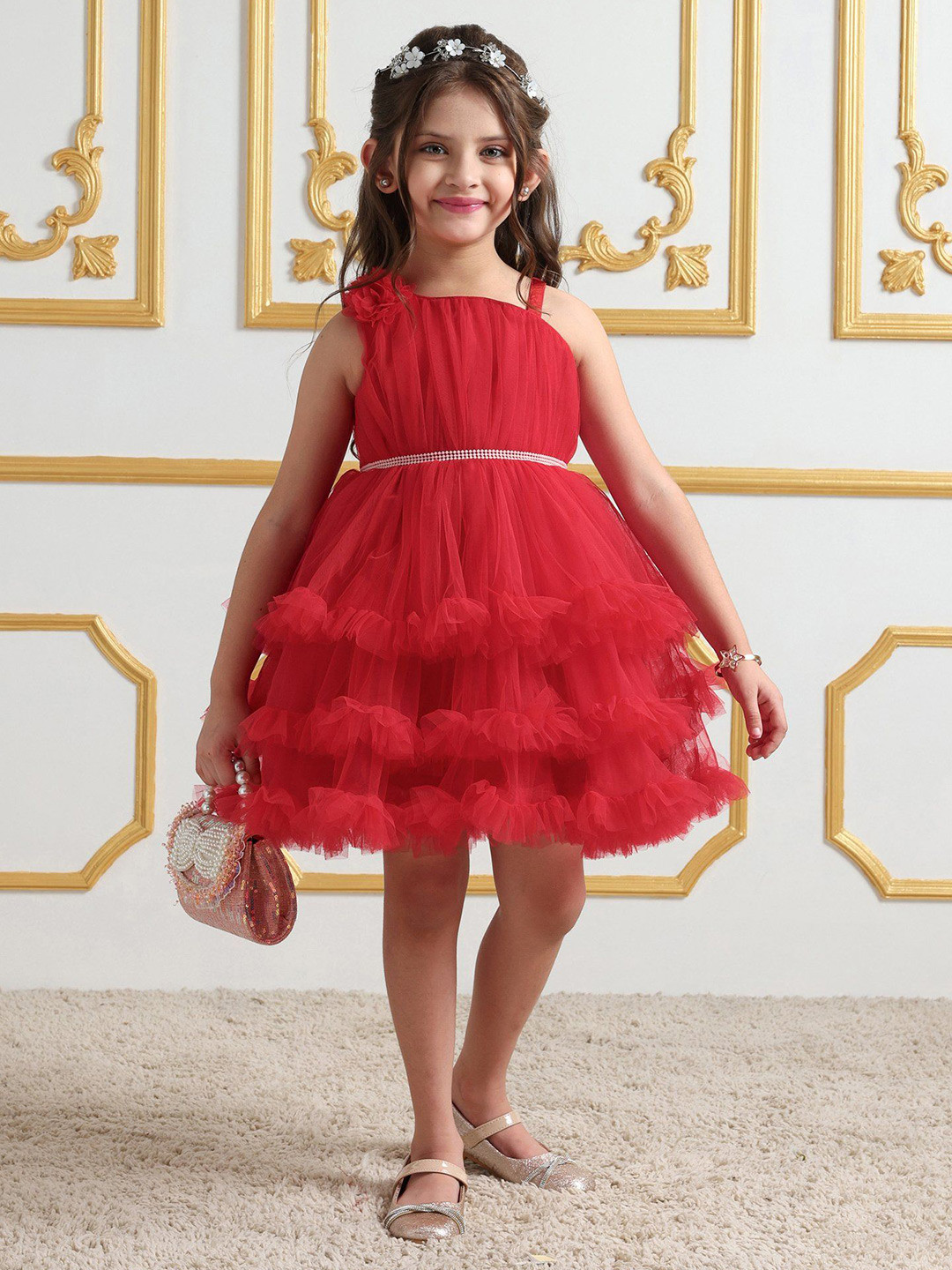 Mark & Mia Girls Gowned A-Line Dress