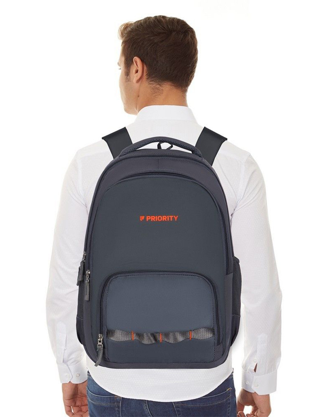 Priority Unisex Pu Backpack with Compression Straps