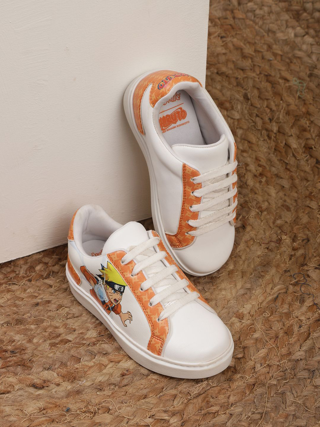 Kids Ville Kids Boys Naruto Printed Casual Sneakers