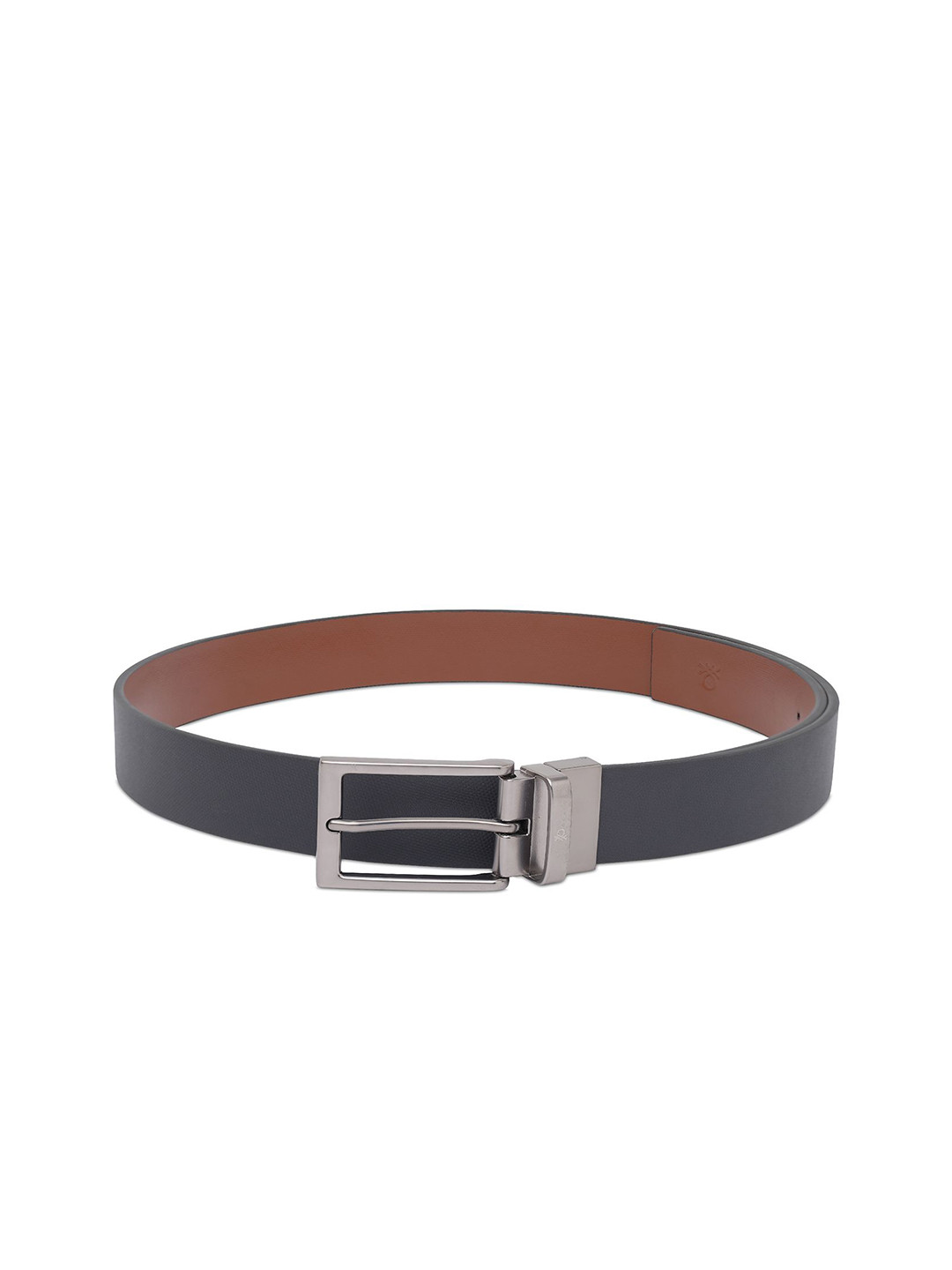 United Colors of Benetton Men Leather Reversible Pull and Twist Formal Belt