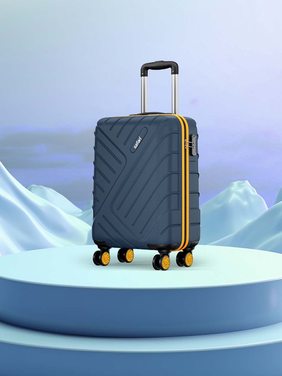 Safari polycarbonate suitcase on sale