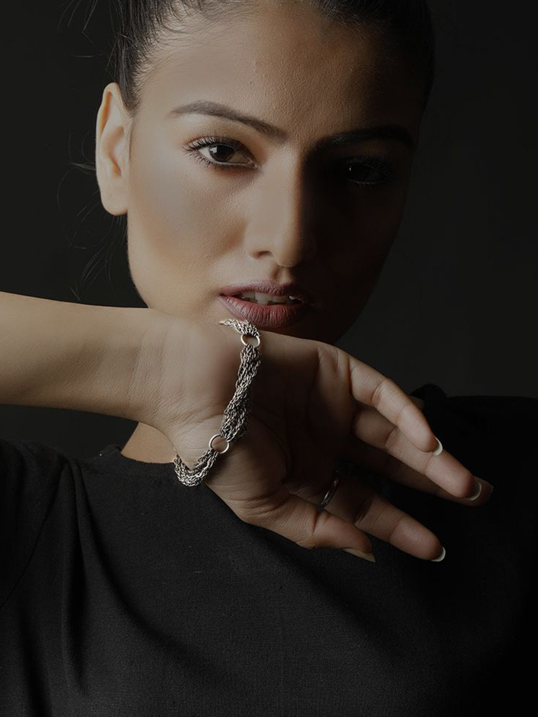 Saagah German Silver Wraparound Bracelet