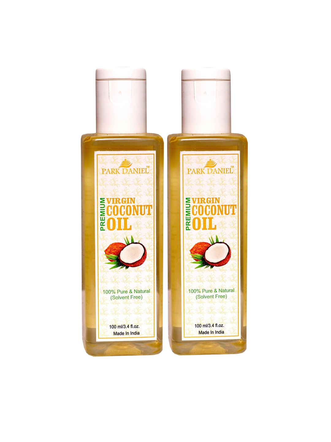 Park Daniel Set Of 2 Premium Virgin Coconut Hair Oil - 100ml  Each