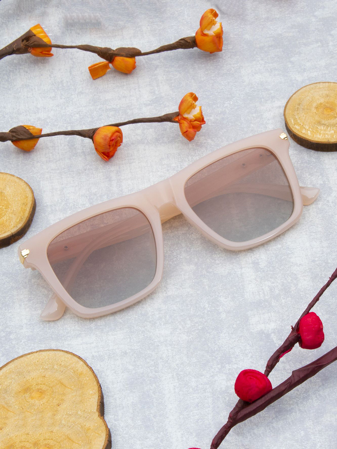 Ted Smith Unisex Wayfarer Sunglasses with Polarised Lens SOULMATE
