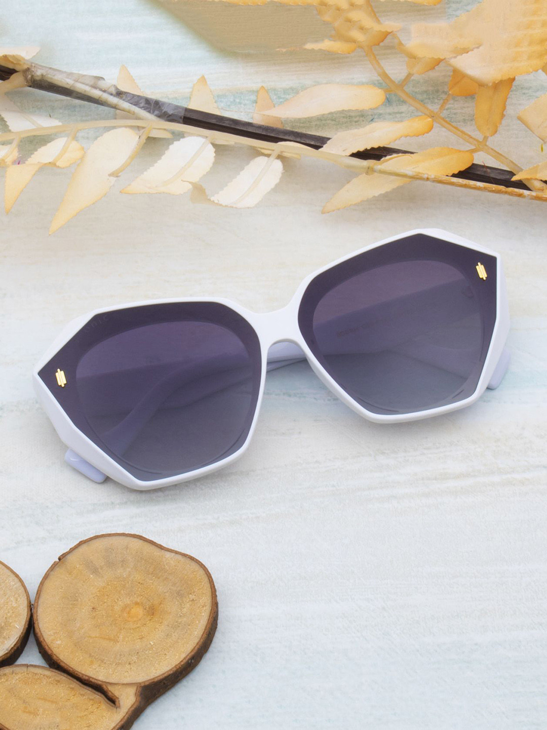 Ted Smith Women Cateye Sunglasses with Polarised Lens GORGIA_C2