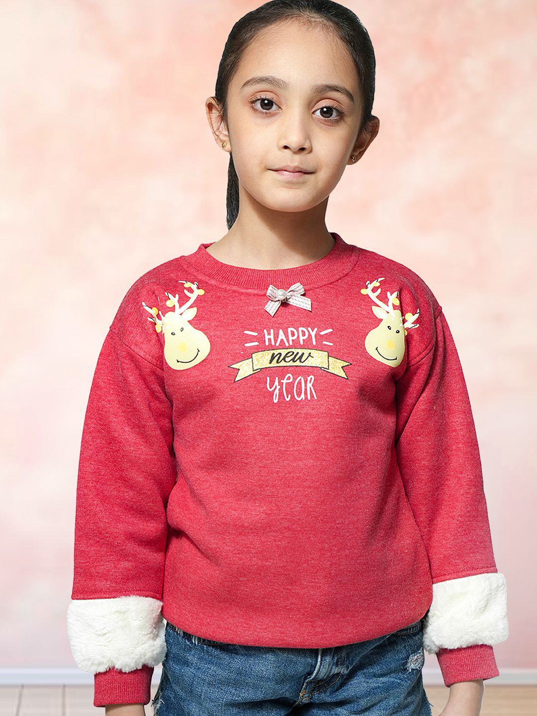 PAMPOLINA Girls Printed Sweatshirt