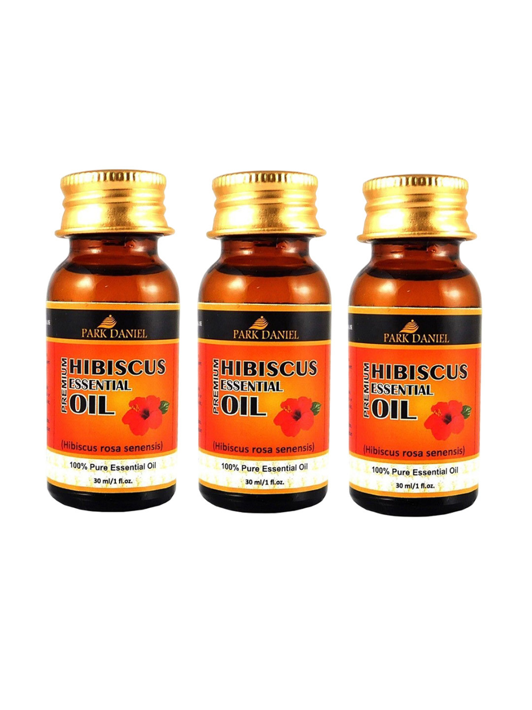 Park Daniel Set Of 3 Hibiscus Essential Hair Oil- 30 ml Each