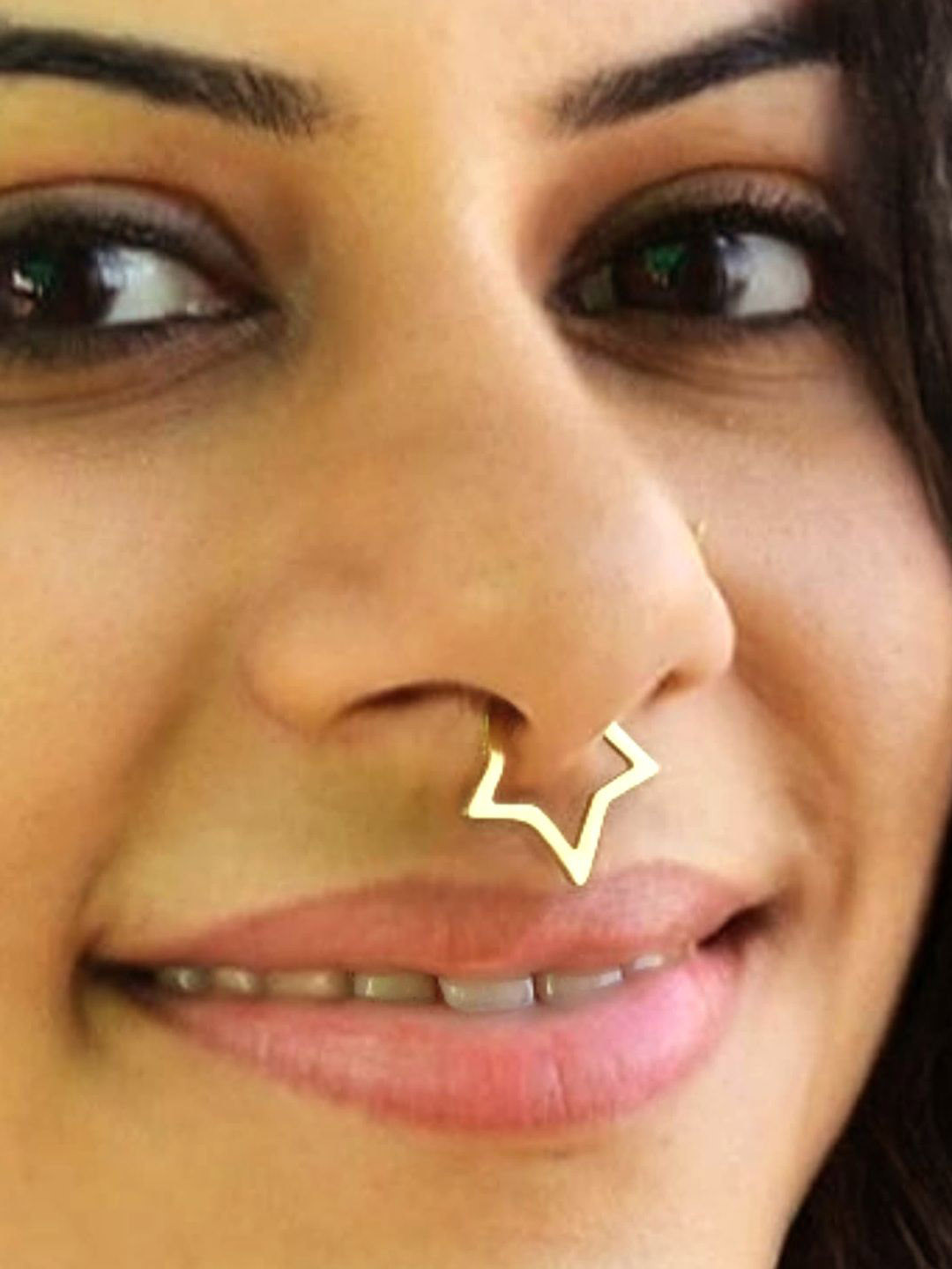 Goldnera Star Design Septum Nosepin